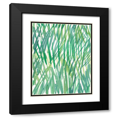 Just Grass I Black Modern Wood Framed Art Print with Double Matting by Dixon, Samuel