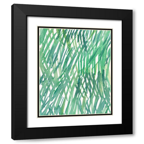 Just Grass II Black Modern Wood Framed Art Print with Double Matting by Dixon, Samuel