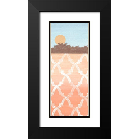 From Sun Up Black Modern Wood Framed Art Print with Double Matting by Saunders, Alonzo