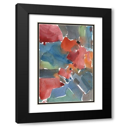 The Site Plan II Black Modern Wood Framed Art Print with Double Matting by Dixon, Samuel