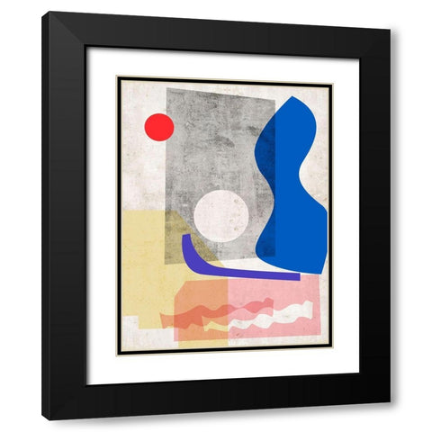 Light and Cloud I Black Modern Wood Framed Art Print with Double Matting by Wang, Melissa