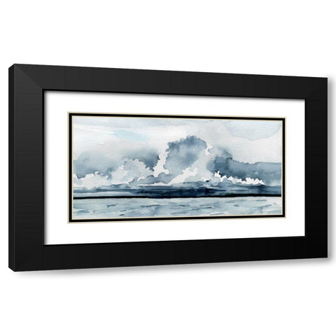 Passing Rain Storm II Black Modern Wood Framed Art Print with Double Matting by Caroline, Emma