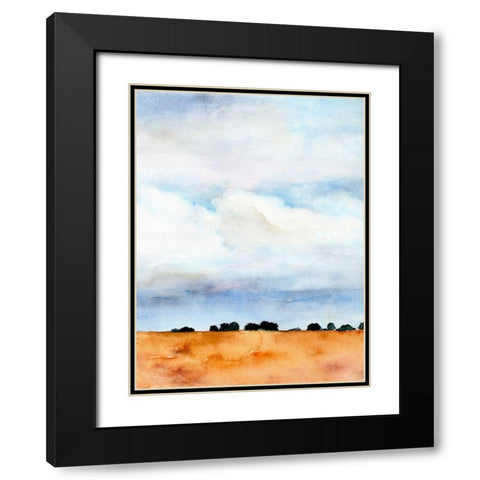 Midwest Sky II Black Modern Wood Framed Art Print with Double Matting by Parker, Jennifer Paxton