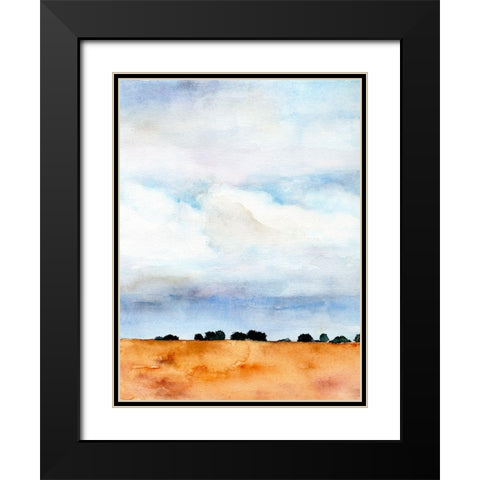 Midwest Sky II Black Modern Wood Framed Art Print with Double Matting by Parker, Jennifer Paxton