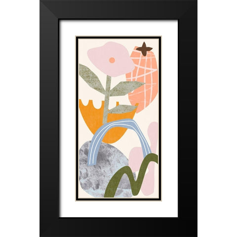 Lunar Flower VI Black Modern Wood Framed Art Print with Double Matting by Wang, Melissa