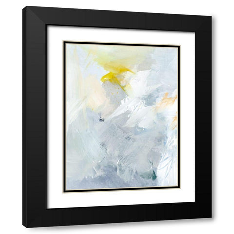 Canary and Sky II Black Modern Wood Framed Art Print with Double Matting by Barnes, Victoria