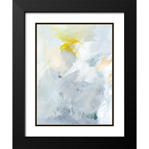 Canary and Sky II Black Modern Wood Framed Art Print with Double Matting by Barnes, Victoria