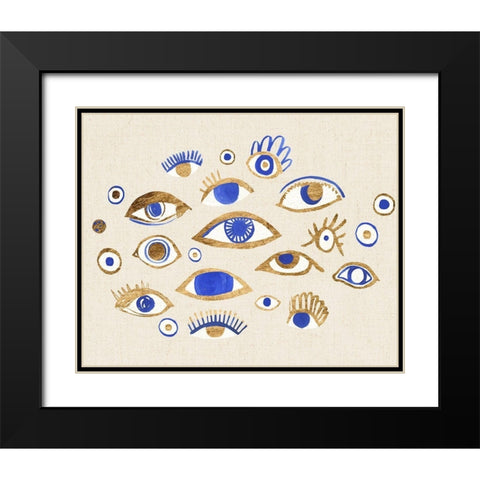 Weave of Intuition I Black Modern Wood Framed Art Print with Double Matting by Warren, Annie
