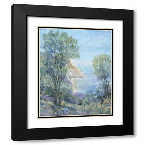 Scenic View I Black Modern Wood Framed Art Print with Double Matting by OToole, Tim