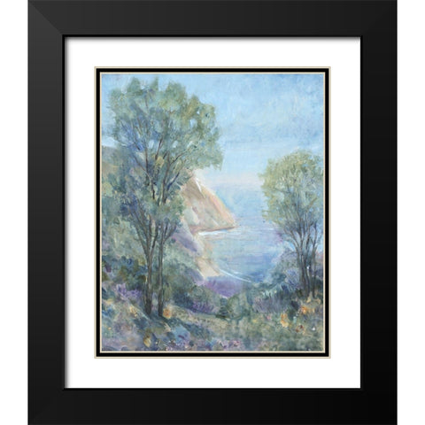 Scenic View I Black Modern Wood Framed Art Print with Double Matting by OToole, Tim