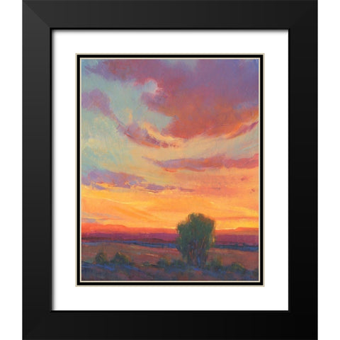 Fire in the Sky I Black Modern Wood Framed Art Print with Double Matting by OToole, Tim