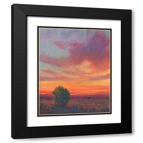 Fire in the Sky II Black Modern Wood Framed Art Print with Double Matting by OToole, Tim