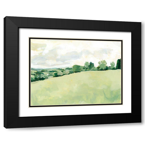 Pearly Pasture II Black Modern Wood Framed Art Print with Double Matting by Barnes, Victoria