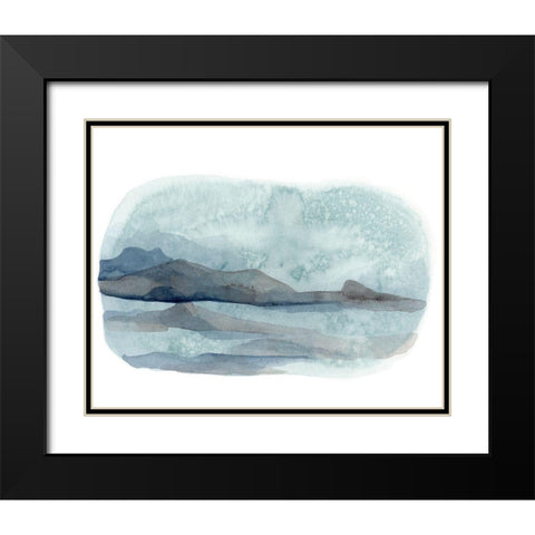 Vignette View III Black Modern Wood Framed Art Print with Double Matting by Vess, June Erica