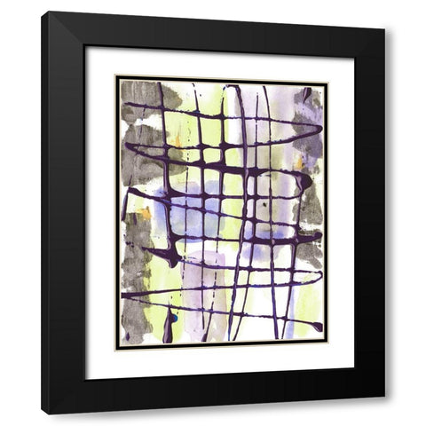 Fog City II Black Modern Wood Framed Art Print with Double Matting by Wang, Melissa