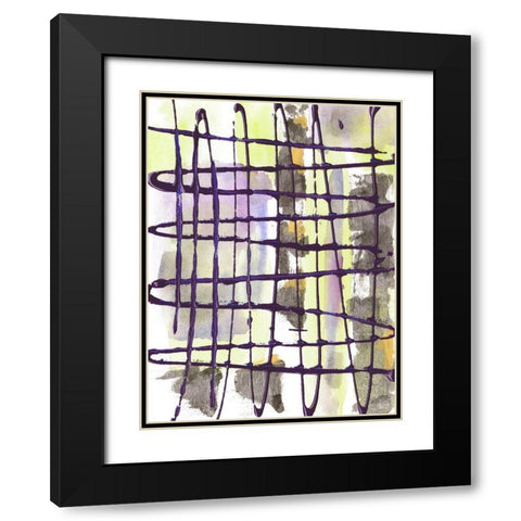 Fog City III Black Modern Wood Framed Art Print with Double Matting by Wang, Melissa