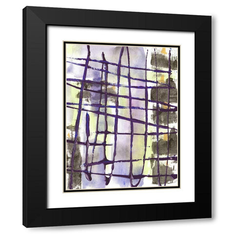 Fog City IV Black Modern Wood Framed Art Print with Double Matting by Wang, Melissa