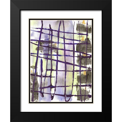 Fog City IV Black Modern Wood Framed Art Print with Double Matting by Wang, Melissa