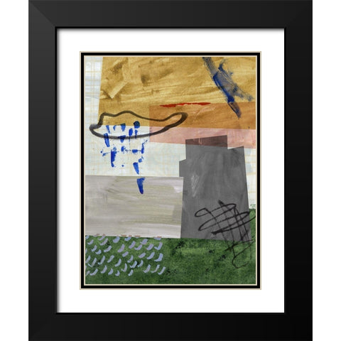 Rainy Season III Black Modern Wood Framed Art Print with Double Matting by Wang, Melissa