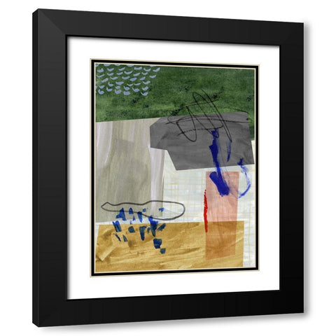 Rainy Season IV Black Modern Wood Framed Art Print with Double Matting by Wang, Melissa