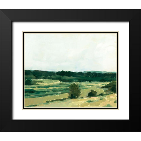 Treeline Vista III Black Modern Wood Framed Art Print with Double Matting by Barnes, Victoria