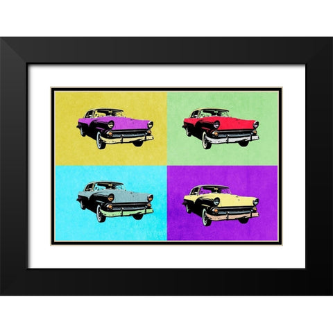Pop Art Classics I Black Modern Wood Framed Art Print with Double Matting by Warren, Annie
