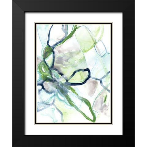 Hive Cycle I Black Modern Wood Framed Art Print with Double Matting by Vess, June Erica
