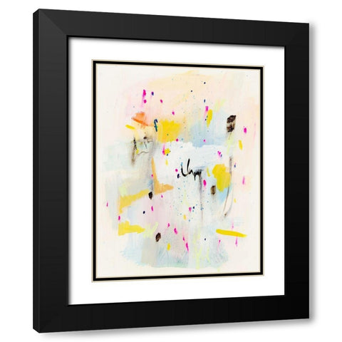 Sprinkle IV Black Modern Wood Framed Art Print with Double Matting by Barnes, Victoria