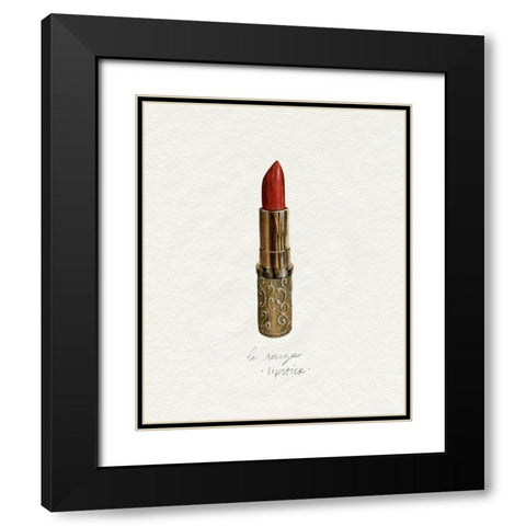 Gilded Toiletries III Black Modern Wood Framed Art Print with Double Matting by Popp, Grace