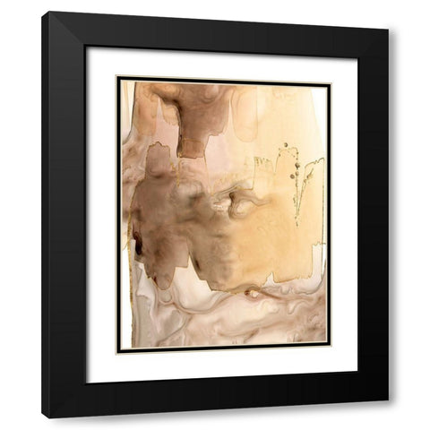 Gilded Movement II Black Modern Wood Framed Art Print with Double Matting by Popp, Grace