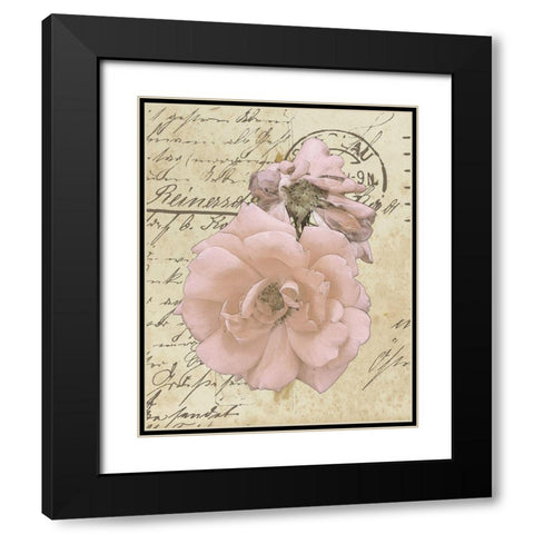 Wishing You Well II Black Modern Wood Framed Art Print with Double Matting by Saunders, Alonzo