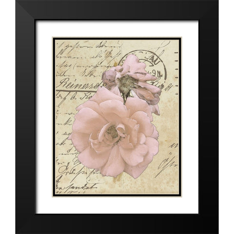 Wishing You Well II Black Modern Wood Framed Art Print with Double Matting by Saunders, Alonzo
