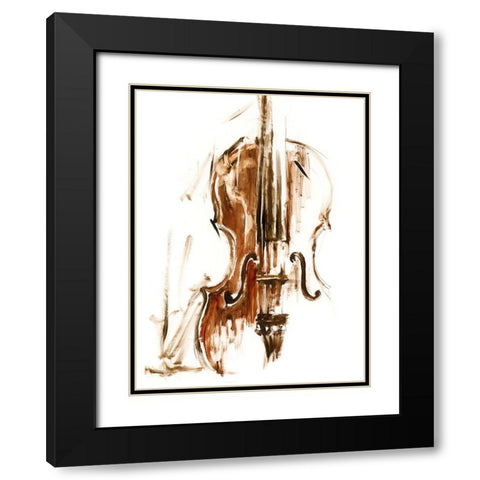 Instrumental I Black Modern Wood Framed Art Print with Double Matting by Harper, Ethan