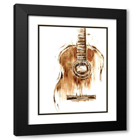 Instrumental II Black Modern Wood Framed Art Print with Double Matting by Harper, Ethan