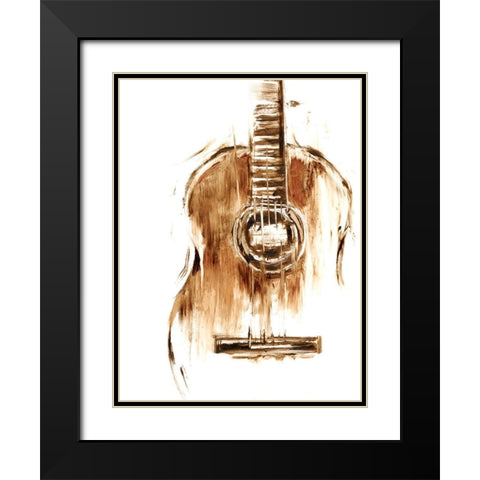 Instrumental II Black Modern Wood Framed Art Print with Double Matting by Harper, Ethan