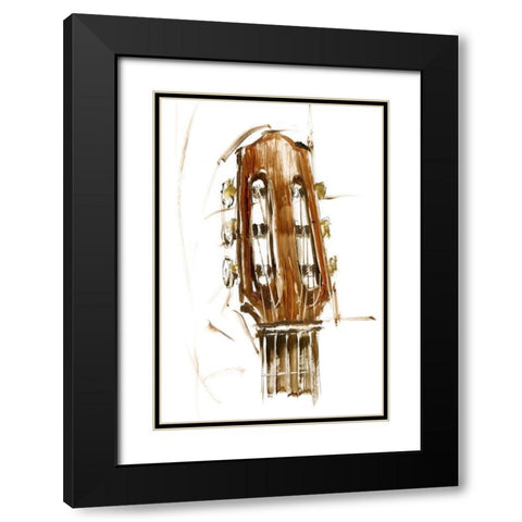 Instrumental IV Black Modern Wood Framed Art Print with Double Matting by Harper, Ethan