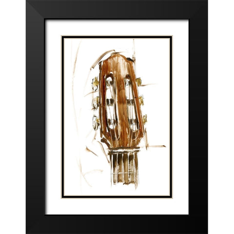 Instrumental IV Black Modern Wood Framed Art Print with Double Matting by Harper, Ethan