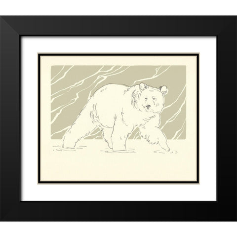 River Walk I Black Modern Wood Framed Art Print with Double Matting by Green, Jacob