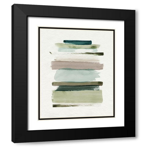 Grass Stains I Black Modern Wood Framed Art Print with Double Matting by Popp, Grace