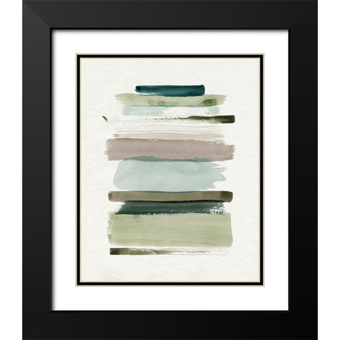 Grass Stains I Black Modern Wood Framed Art Print with Double Matting by Popp, Grace
