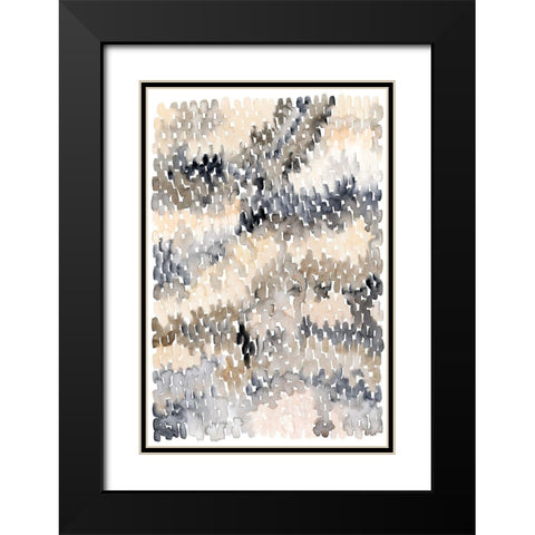 Pebble Beach I Black Modern Wood Framed Art Print with Double Matting by Popp, Grace
