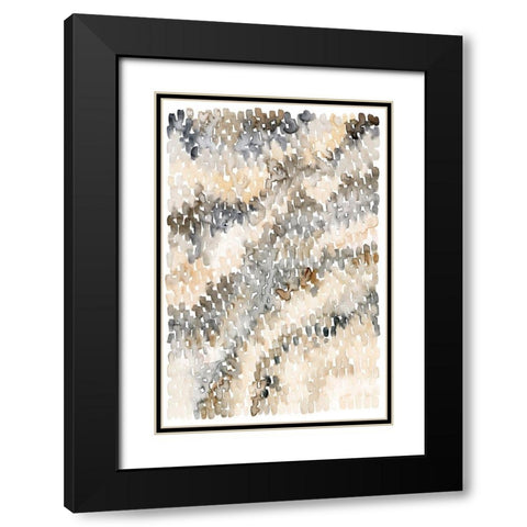 Pebble Beach II Black Modern Wood Framed Art Print with Double Matting by Popp, Grace
