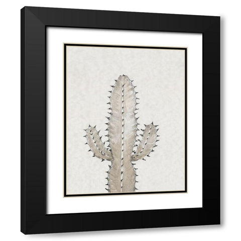 Cactus Study I Black Modern Wood Framed Art Print with Double Matting by OToole, Tim