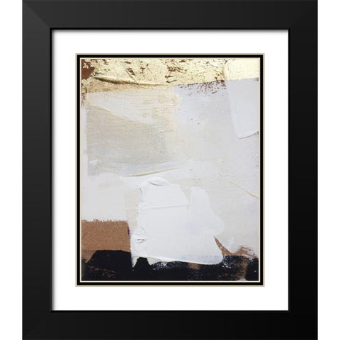 Gold Divided II Black Modern Wood Framed Art Print with Double Matting by Youngstrom, Kent