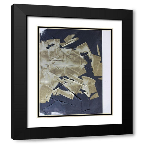 Gold Divided IV Black Modern Wood Framed Art Print with Double Matting by Youngstrom, Kent