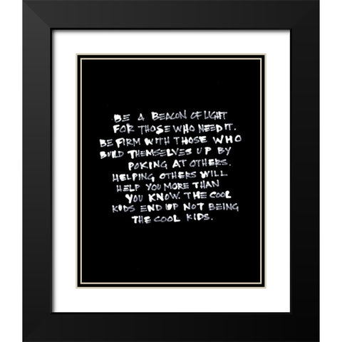 Beacon of Light I Black Modern Wood Framed Art Print with Double Matting by Youngstrom, Kent