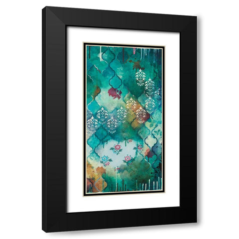 Antique Ogees II Black Modern Wood Framed Art Print with Double Matting by Robinson, Heather