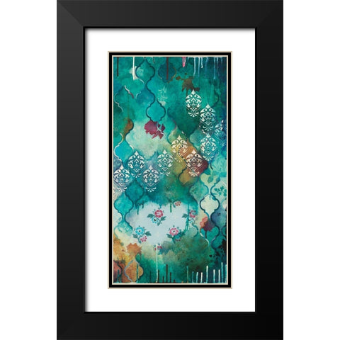 Antique Ogees II Black Modern Wood Framed Art Print with Double Matting by Robinson, Heather