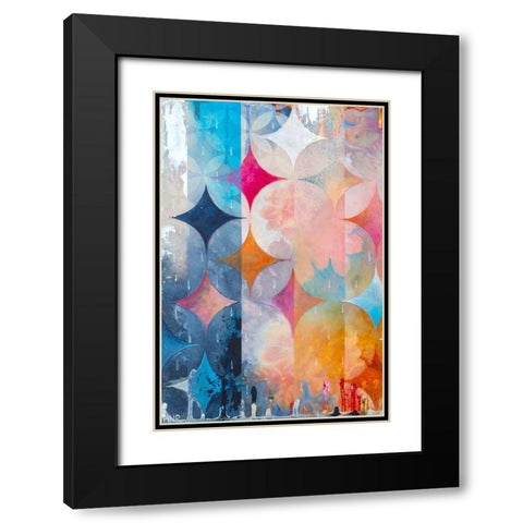 Atmospheric Geo I Black Modern Wood Framed Art Print with Double Matting by Robinson, Heather