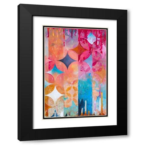 Atmospheric Geo II Black Modern Wood Framed Art Print with Double Matting by Robinson, Heather